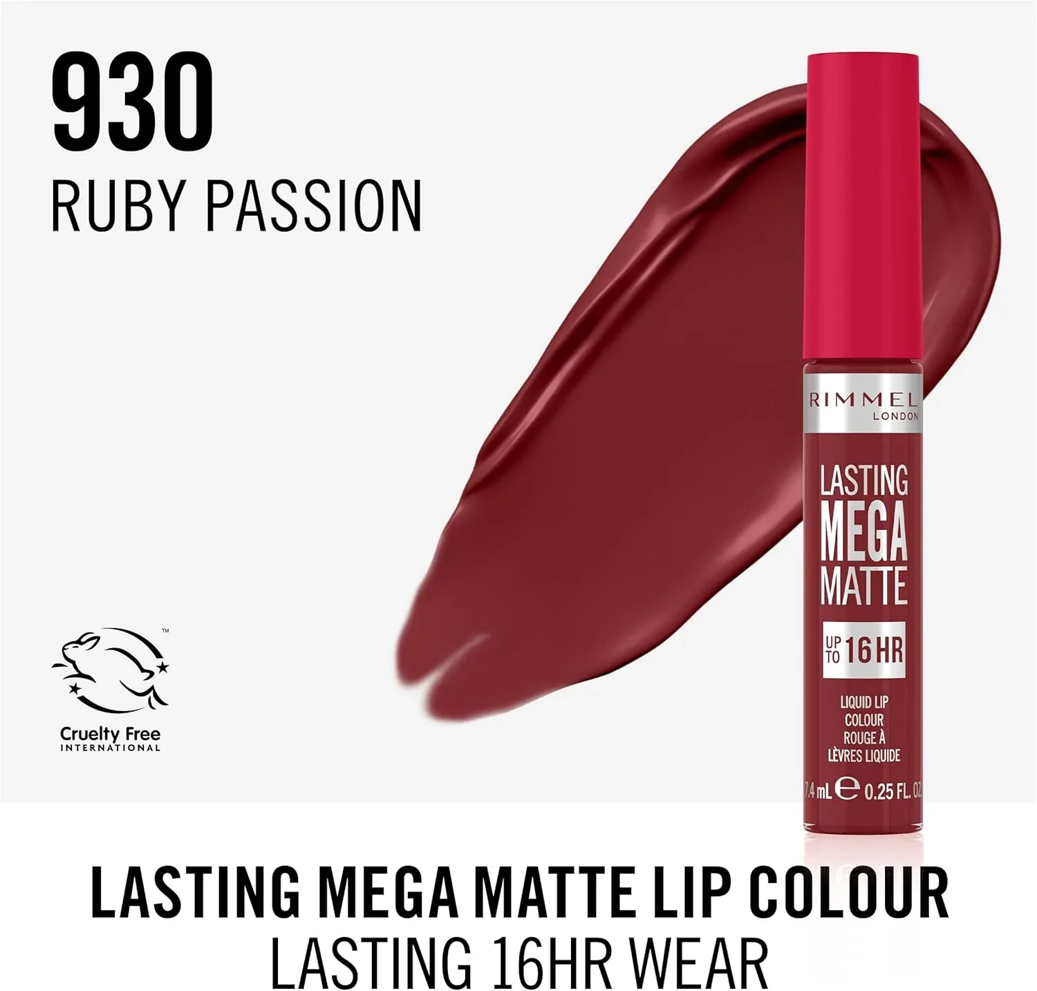 احمر شفاه ميجا مات 930 يضيف لون غني يدوم طويلا