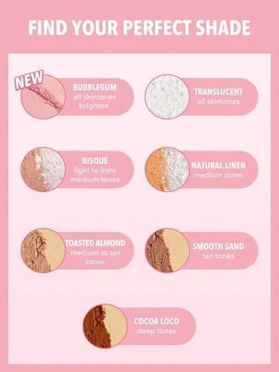 منتج شيجلام بودرة تثبيت مزدوجة انستا ريدي بابل لإشراقة ثابتة