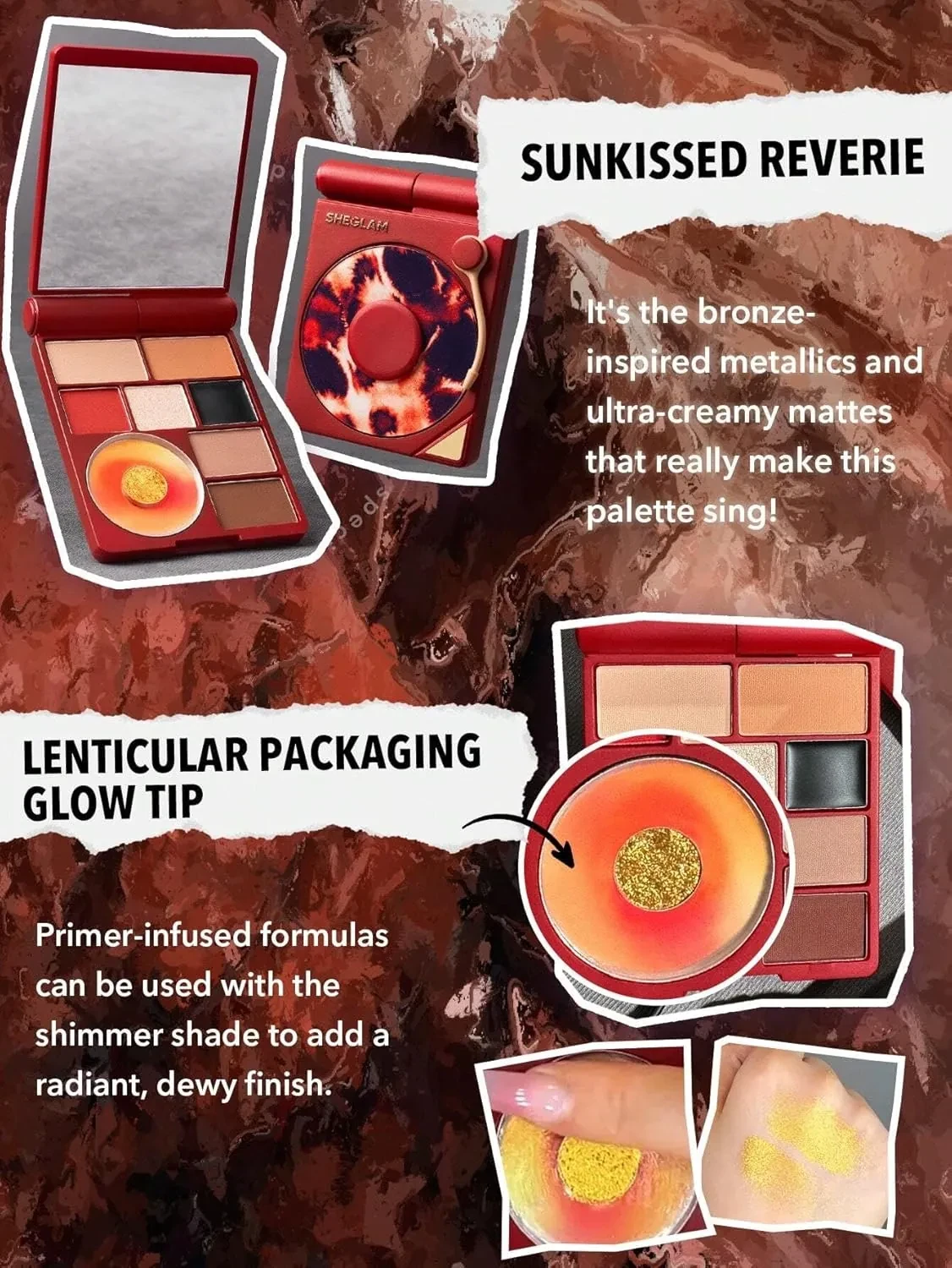 ظلال عيون شيجلام صن كيسد ريفيري لإطلالة لامعة طبيعية