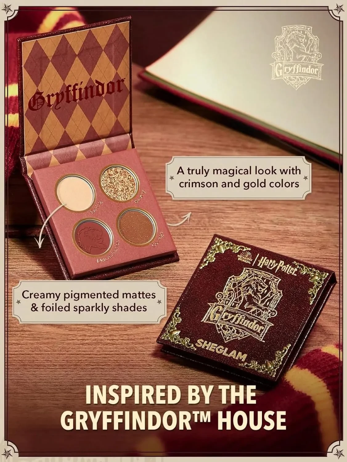 ظلال عيون شيجلام جريفندور هاوس لمكياج دافئ