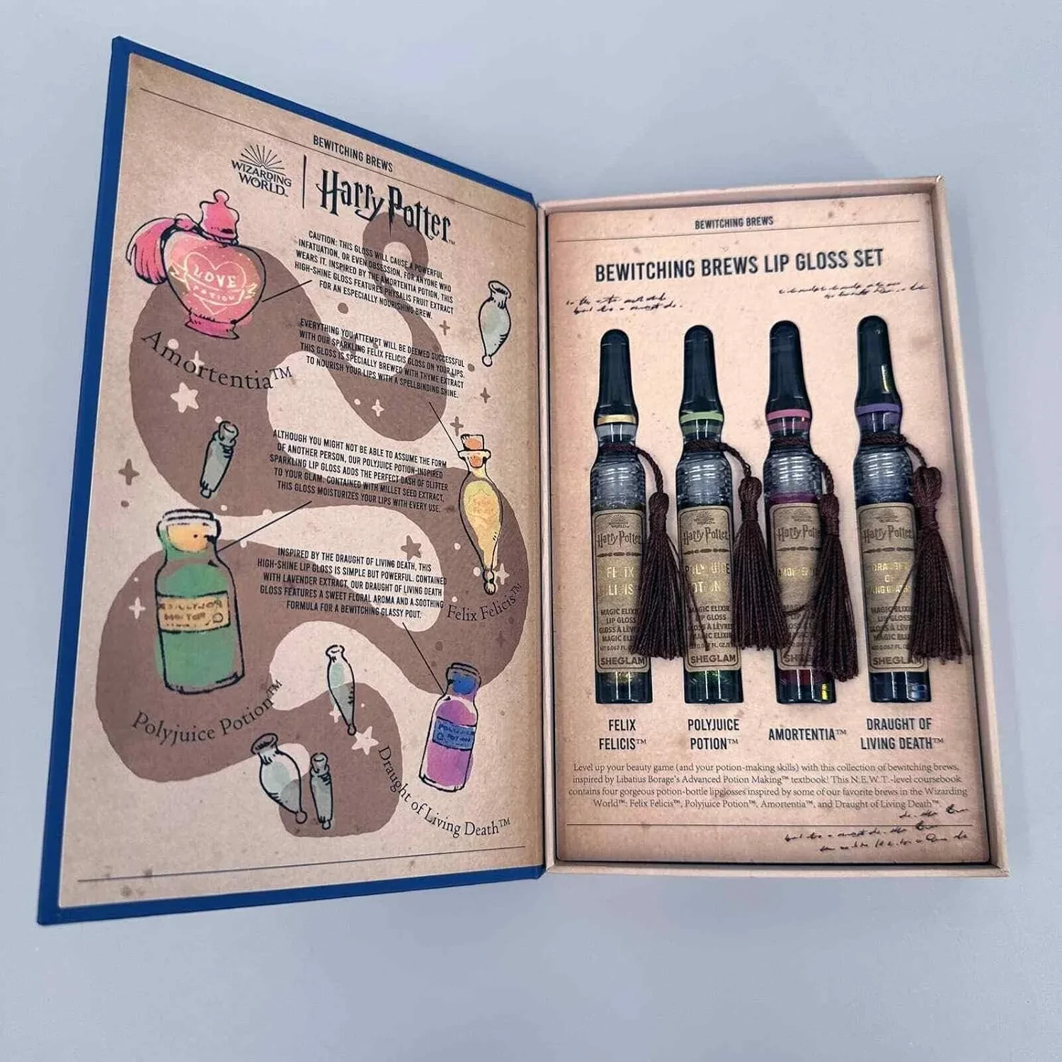 طقم ملمع شفاه شيجلام بويتشينج بريوز بألوان لامعة