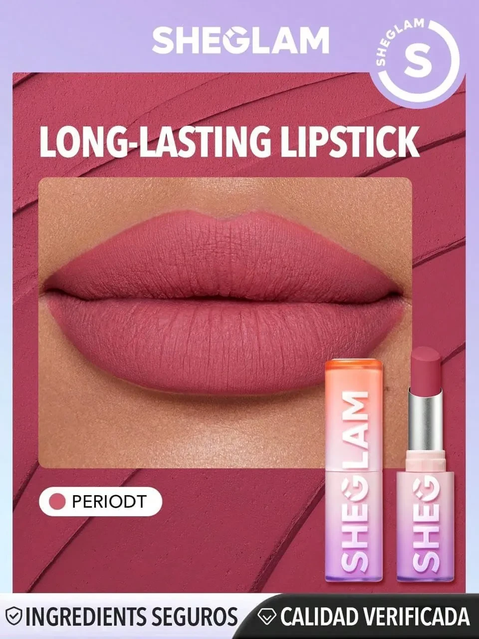 احمر شفاه شيجلام ديناميت بوم بيريود تي لون بارز وثابت